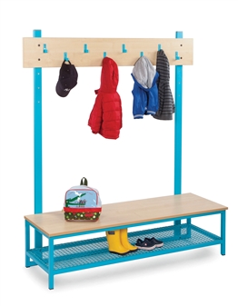 Cloakroom Top With 8 Hooks Bottom With Boot Rack thumbnail