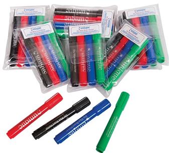 Whiteboard Pack Of 4 Assorted Colour Pens thumbnail