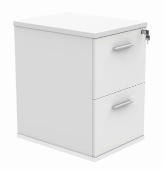 Primus 2-Drawer Wooden Filing Cabinets In White thumbnail