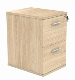 Primus 2-Drawer Wooden Filing Cabinets In Oak thumbnail