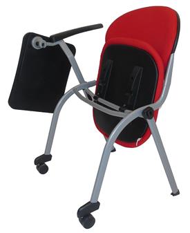 Prima Nest & Stack Wriitng Tablet Chair - Tablet & Seat Folded thumbnail