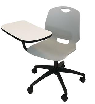 Four Star Writing Tablet Poly Chair - Grey Seat thumbnail