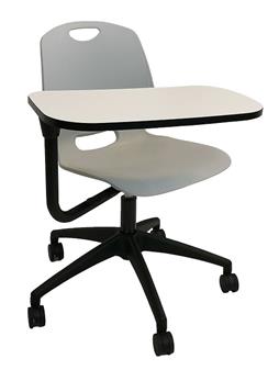 Four Star Writing Tablet Poly Chair - Grey Seat thumbnail