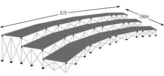 Ultralight Tiered Staging - Choir Pack 2 - Anthracite Grey Carpet thumbnail