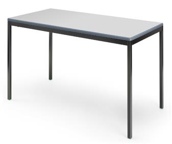 Moulded Edge Table 1200x600 - Fully Welded Frame - Grey Top thumbnail