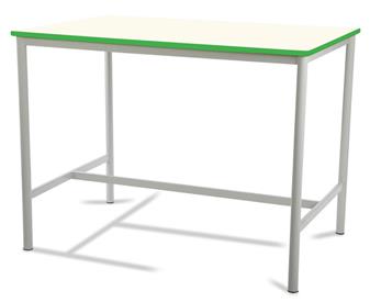 Heavy Duty Craft/Science Table With Round Frame - PVC Edge thumbnail