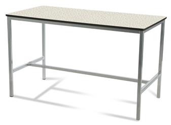 H-Frame Lab/Science Table With Trespa Top - Speckled White thumbnail