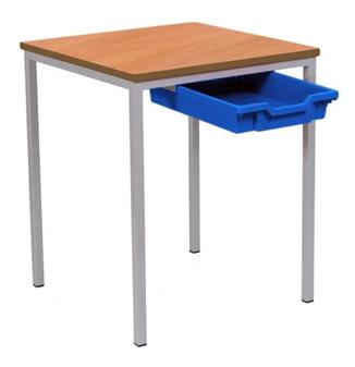 Quick Delivery Square Classroom Table With Tray Drawer thumbnail