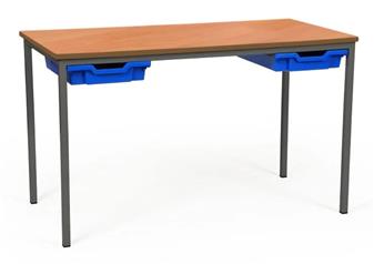 Quick Delivery Rectangular Classroom Table With Tray Drawers thumbnail