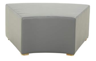 Grey PVC Ottoman thumbnail