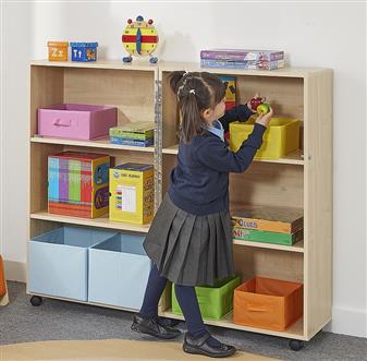 Maple Mobile Foldaway Bookcase  thumbnail