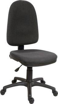 Ergo High Back Operator Chair - Black Fabric thumbnail