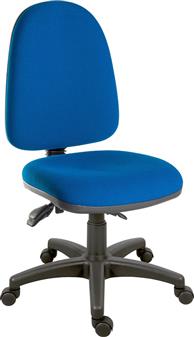 Ergo Trio Lever Operator Chair - Blue Fabric thumbnail