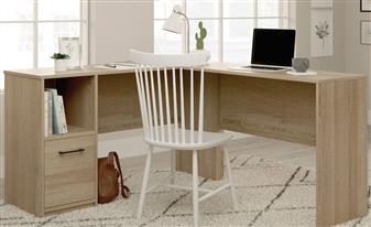 Oak L-Shaped Desk thumbnail