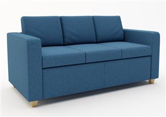 Phoenix 3-Seater Sofa - (Shown With Optional Extra Of Wooden Tapered Feet) thumbnail