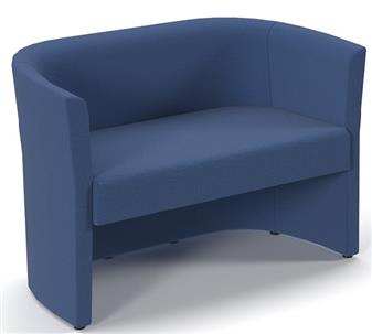 Luxe Two Seater Tub Blue Fabric thumbnail