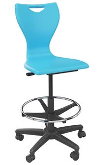 EN Classic Draughtsman Chair - Sky Blue thumbnail