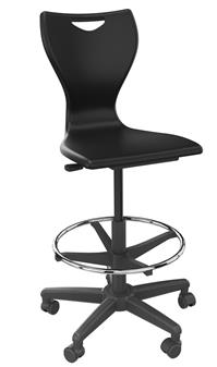 EN Classic Draughtsman Chair - Black thumbnail