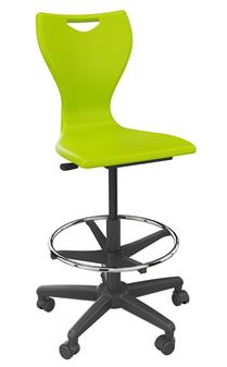 EN Classic Draughtsman Chair - Lime Green thumbnail