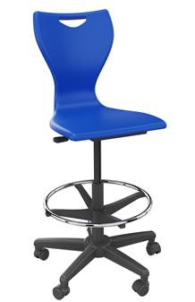 EN Classic Draughtsman Chair - Royal Blue thumbnail