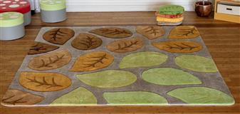 Seasonal Leaves Super Deluxe Carved Carpet thumbnail