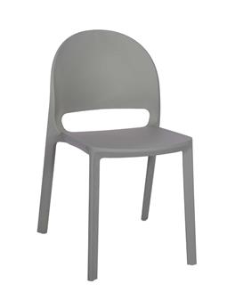 Hockney Poly Side Chair - Grey thumbnail