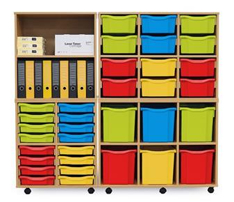 Allsorts Stackable Tray Combination Unit 1 - Beech thumbnail