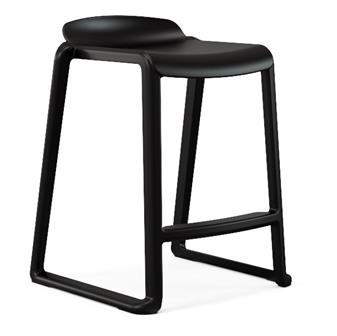 Postura Plus One Piece Low Back Stool - Jet Black thumbnail