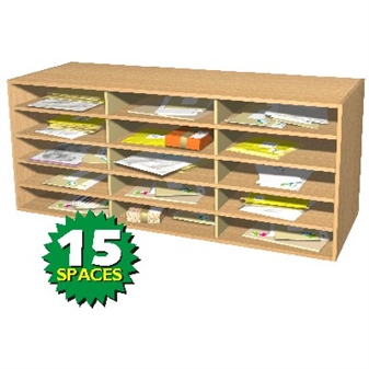 Wall Mounted Pigeon Hole Storage Units - (3-15 Spaces)