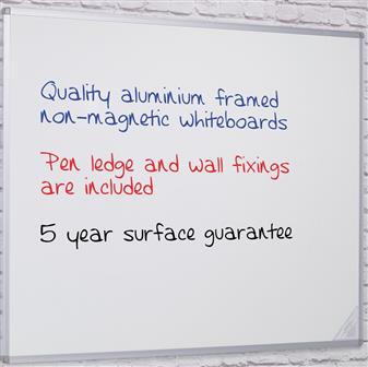 Non-Magnetic White Board