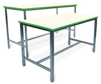 Chunky H-Frame Art/Science Table - PVC Edge