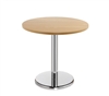 Chrome Round Base Cafe/Bistro Table - Round