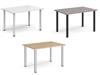 Rectangular Radial Leg Tables