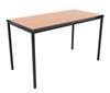 Fast Delivery Rectangular Classroom Tables PU Edge