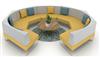 Trilogy Modular Circular Seating - Fabric