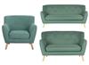 Skandi Soft Seating - Green Fabric