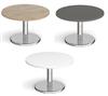 Chrome Round Base Coffee Table - Round